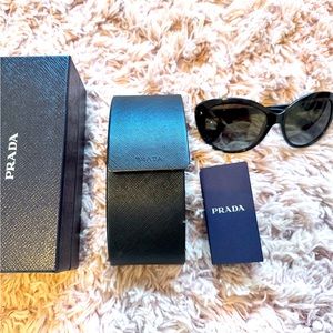 Authentic Prada Cateye Polarized Sunglasses